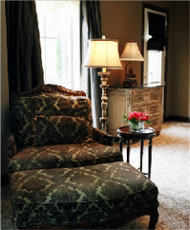 chair and ottoman