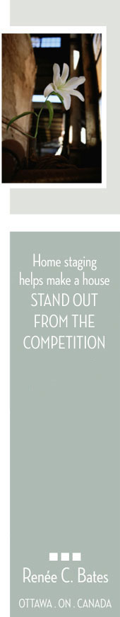 Home staging helps make a house stand out from the competition.