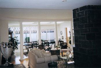 living room after